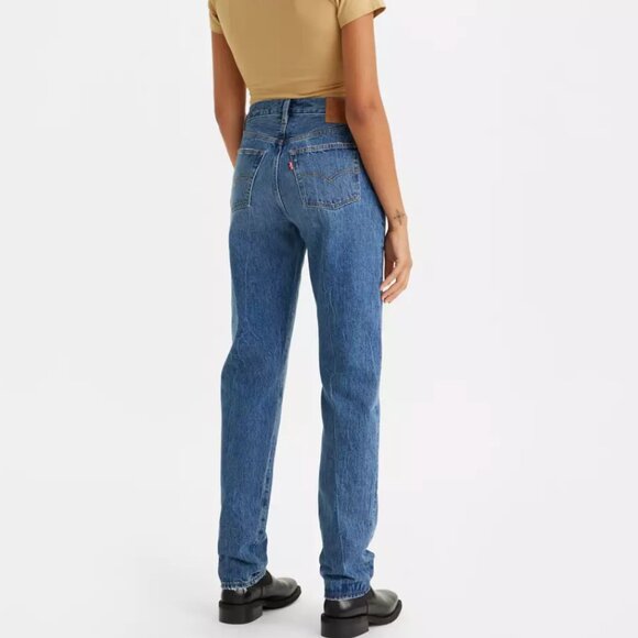 LEVI'S 501 "81 MEDIUM WASH BUTTON FLY STRAIGH LEG JEANS - 27 X 31 - Picture 3 of 12